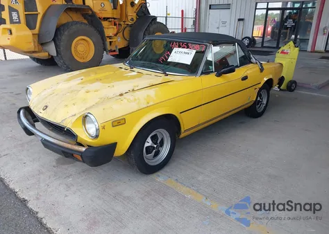 1979 Fiat 124 Spider из США, поврежденный, VIN 124CS20144639